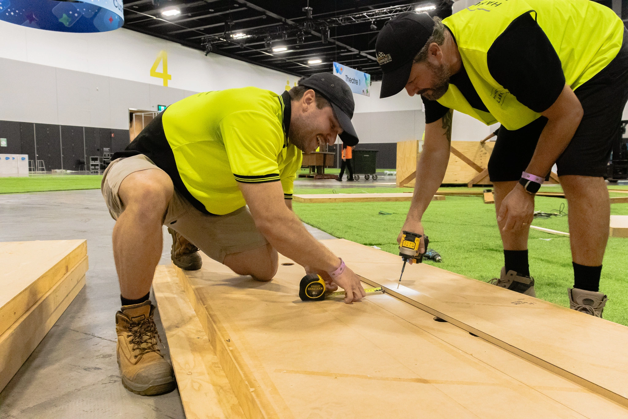 Event Installation Across the ICC Venue